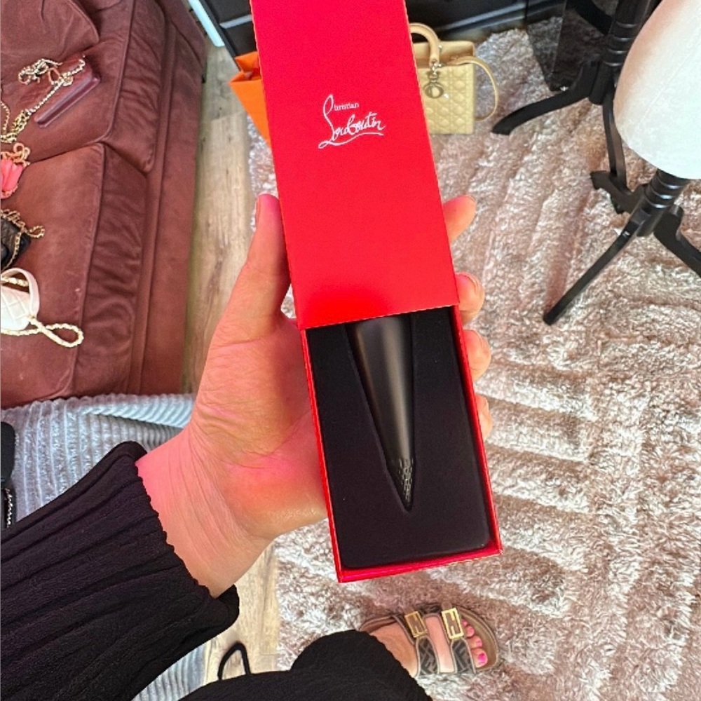Christian Louboutin Noir Lipstick in Signature Red Box